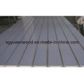 Melamine Slot MDF / Slot Melamine MDF Board Factory / Wholesale Slatwall